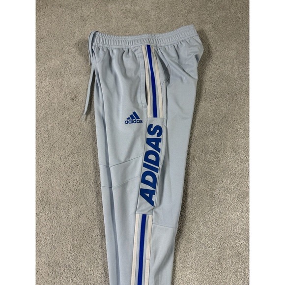 Adidas Women's Tiro‎ 19 Soccer Training Pants Glow Blue/Real Blue Small EUC - Picture 8 of 8
